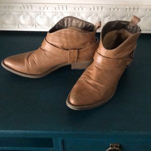 Western style ankle booties